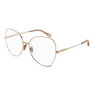 NEW CHLOE EYEGLASSES GOLD WOMEN EYEWEAR CHLOE CH0098O 002